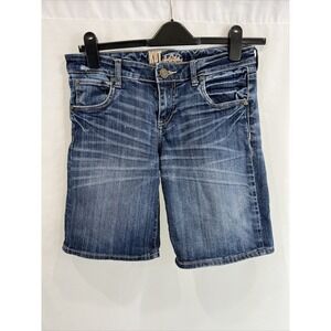 Kut From The Cloth Denim Shorts Women's Size 4 Jean Bermuda Darker Wash Stretch